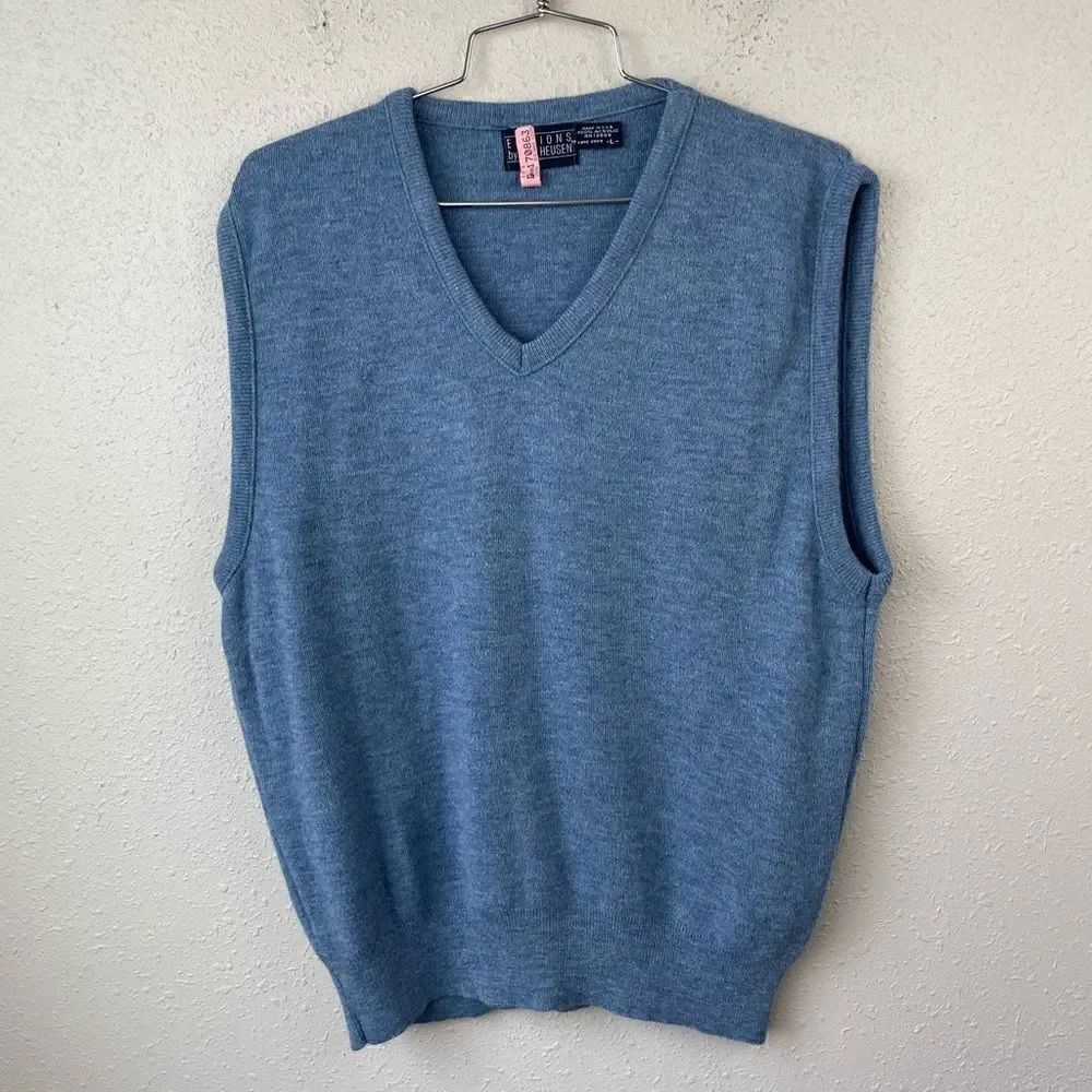 Editions by Van Heusen Sleeveless V-Neck Sweater Size L EUC